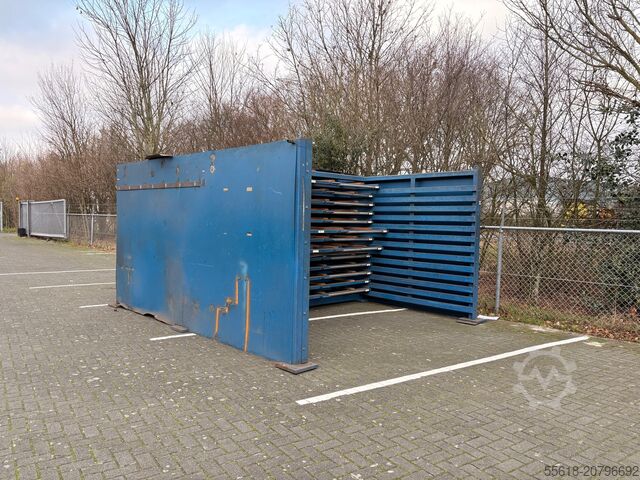 Kõrgladu ndustriële metalen opslagkast met lades