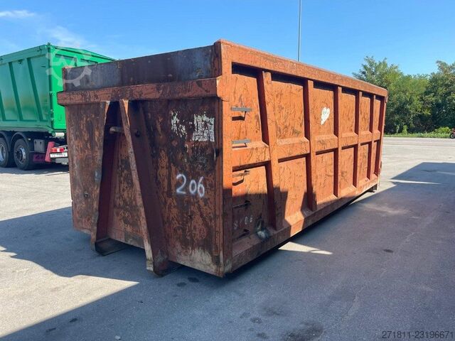 Haakarm vrachtwagen  CONTAINER SCARRABILE USATO A CIELO APERTO