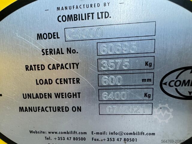Carretilla retráctil de 4 vías Combilift C4000/ 2021 year / 1708 hours !!!!