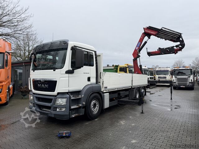 ট্রাকে সংযুক্ত ক্রেন MAN TGS 26.440 6X2-4 Kran HMF 3220 bis 29 Meter