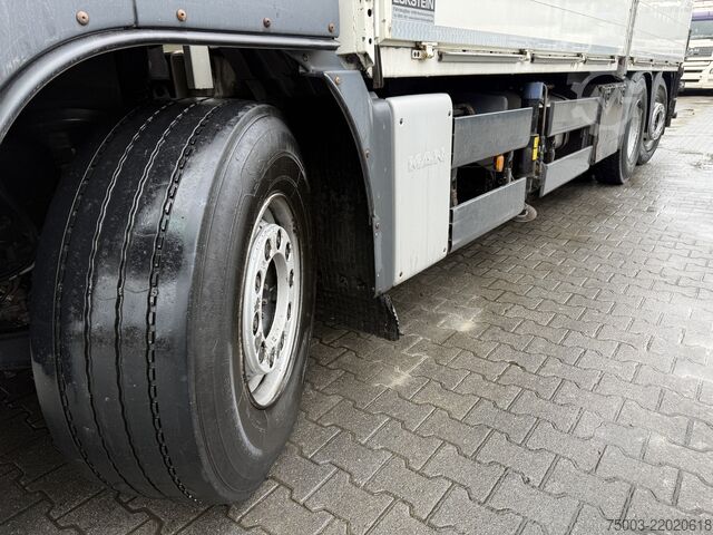 ফ্ল্যাটবেড ট্রাক MAN TGS 26.440 6X2-4 Kran HMF 3220 bis 29 Meter
