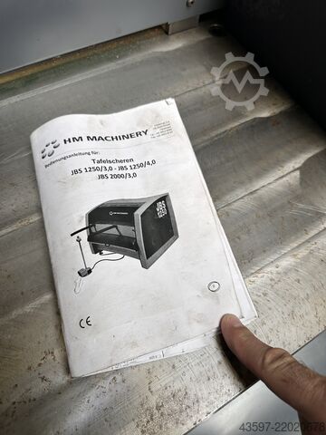гильотинные ножницы HM Machinery JBS 2000/3