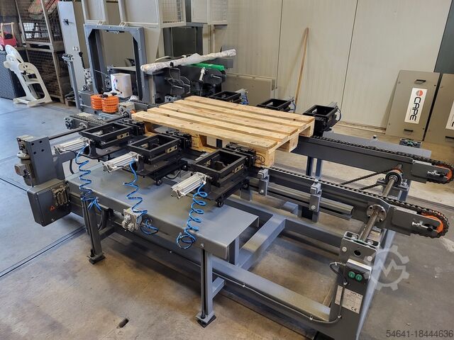 Pallet production machine CAPE M2Y BRANDING MODULE + CORNER CUT MODULE