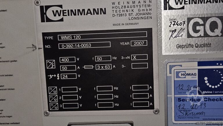 Macchina per la lavorazione del legno Weinmann WMS 120