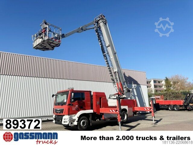 फायर ट्रक MAN TGM 18.340 4x2 BL, Navi, Ziegler Aufbau, Bronto