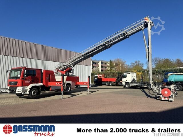 फायर ट्रक MAN TGM 18.340 4x2 BL, Navi, Ziegler Aufbau, Bronto