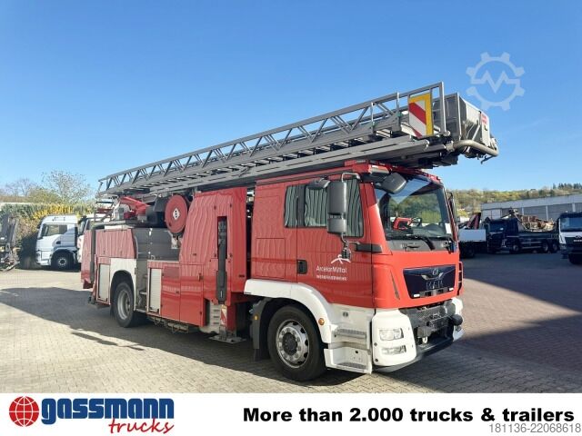 फायर ट्रक MAN TGM 18.340 4x2 BL, Navi, Ziegler Aufbau, Bronto