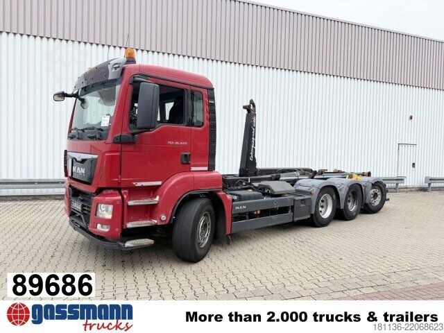 Vozidlo s hákom na kontajnery MAN TGS 35.440 8x4-4 BL, Intarder, Lenk-/Lift,