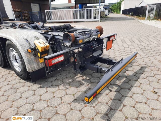 롤오프 덤프 트럭 RENAULT T 480 6X2 SleeperCab Lenkachse Meiller RS 21.70