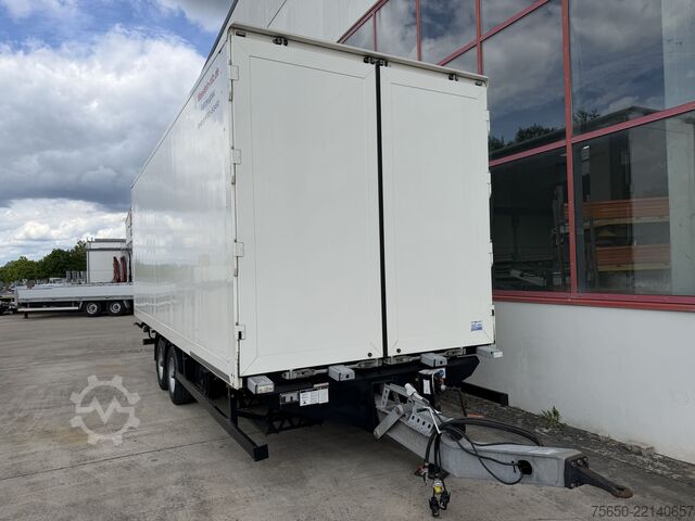 Тентованный прицеп Möslein TKO 105 DL Schwebheim  Tandemkoffer, Durchladbar + Ladebordwand