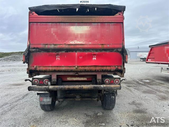 Semirremolque de asfalto Fliegl Fahrzeugbau ASS 372 con sistema de descarga por empuje Fliegl Fahrzeugbau ass 372 Asphalt semi w/ Push off syste