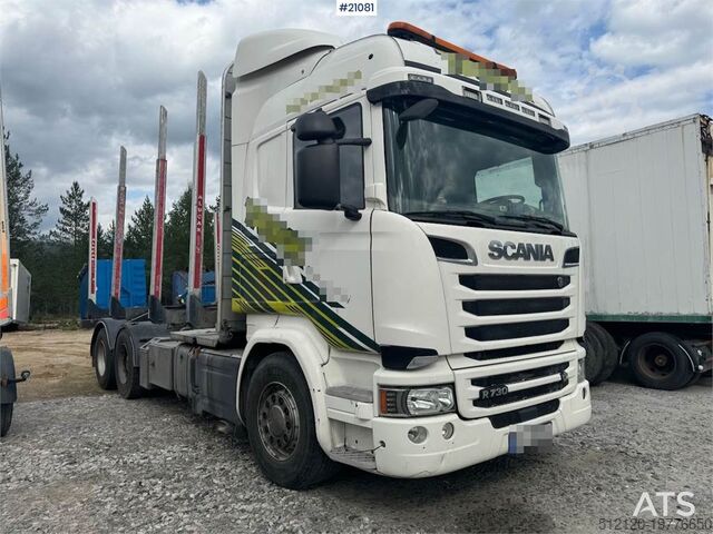 Prevoznik lesa Scania R730 6x4 Timber truck.