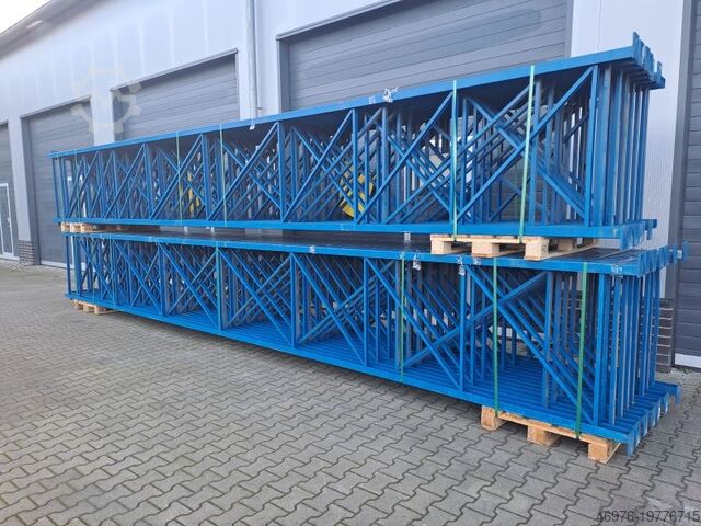 8,200 x 1,050 mm / 19.54 linear meters. Jung Heinich Delta Palettenregalanlage Palettenregal Regal