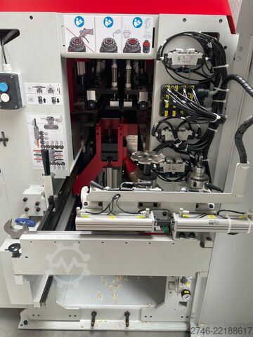 مركز تشغيل بخط تدفق مستمر Gannomat GANNOMAT "PROTEC 571" (Bohren, Nuten, Fr