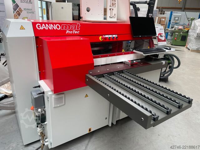 مركز تشغيل بخط تدفق مستمر Gannomat GANNOMAT "PROTEC 571" (Bohren, Nuten, Fr