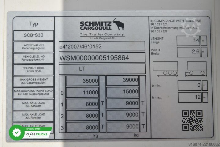 Rashladna poluprikolica SCHMITZ CARGOBULL SKO FP 60 ThermoKing SLXi 300