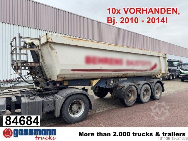 Полуремарке самосвал Schmitz SKI 24 SL 7.2, Stahlmulde ca. 24m³, Liftachse