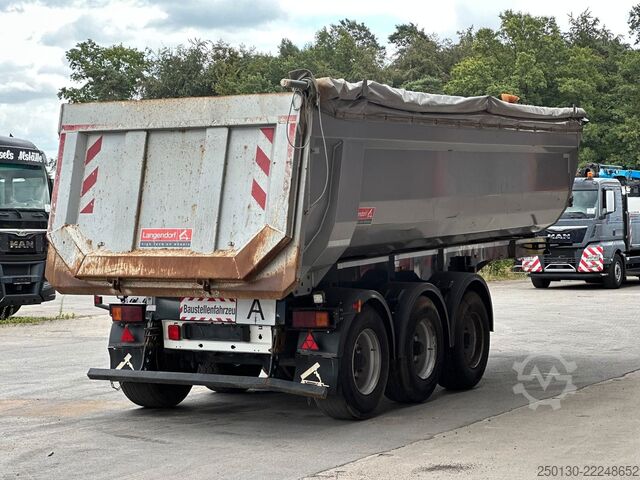 Semirremolque volquete LANGENDORF SKA 24/30 Stahlmulde* Rollplane liftachse