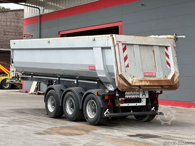 Semirremolque volquete LANGENDORF SKA 24/30 Stahlmulde* Rollplane liftachse