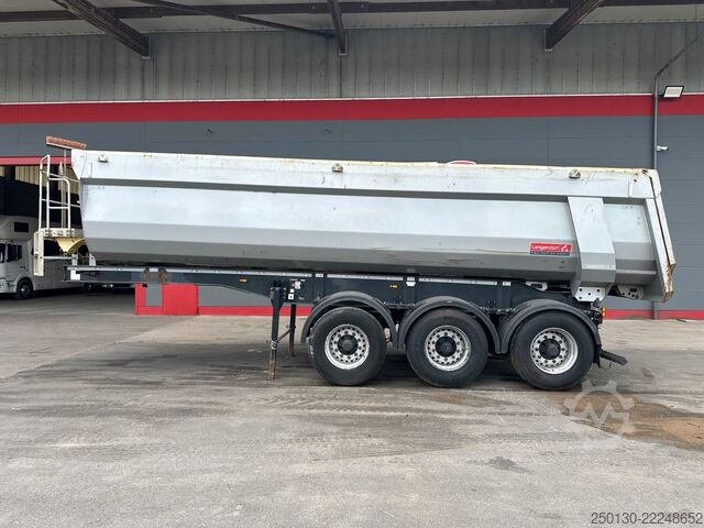 Semirremolque volquete LANGENDORF SKA 24/30 Stahlmulde* Rollplane liftachse