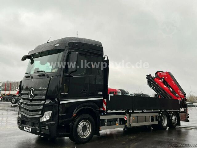 クレーン車 Mercedes-Benz Actros 2548 6x2 Containerpritsche Fassi F545RA...