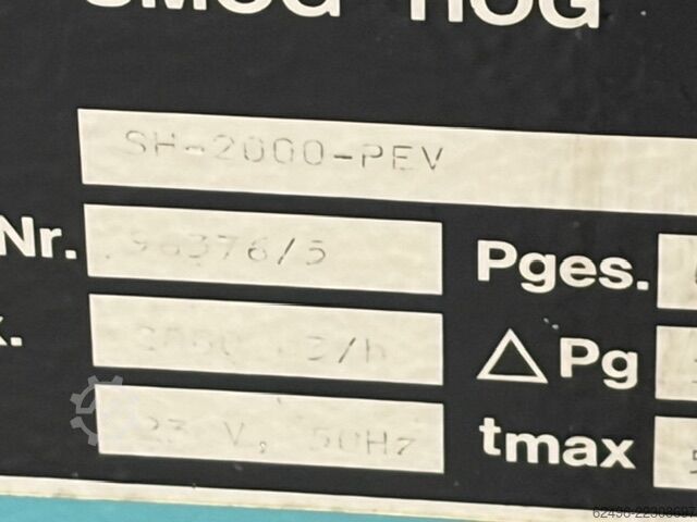 Izvadīšanas sistēma Büchel SH-2000-PEV SH-2000-PEV