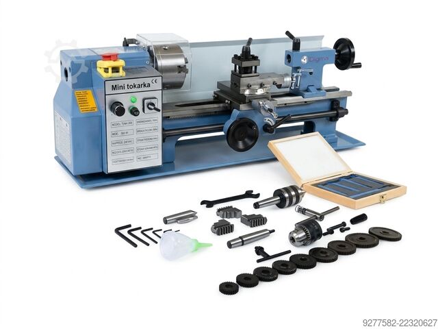 Mini universal lathe 230V 850W full set Digima DC TYTAN 350