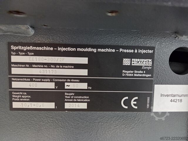  FERROMATIK MILACRON Elektra 180-2F