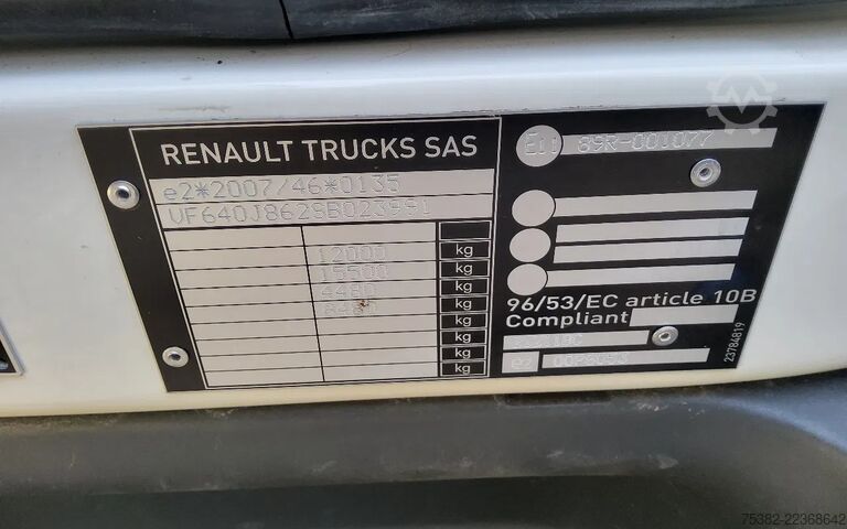 Suitcase Renault D 18-BZT-7 - 280 P 4x2 12 TON - OPBOUW LENGTE I...