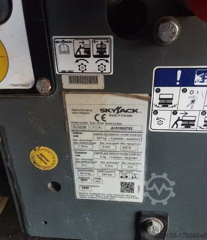 Етапи роботи ножиці Skyjack SJIII 3226 Elektro 9,90m