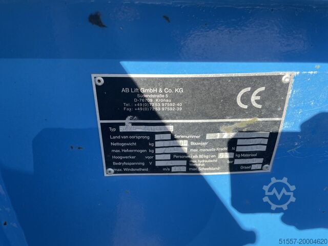 Pont élévateur à ciseaux HAB S225-24D 4WDS 22M | 2017