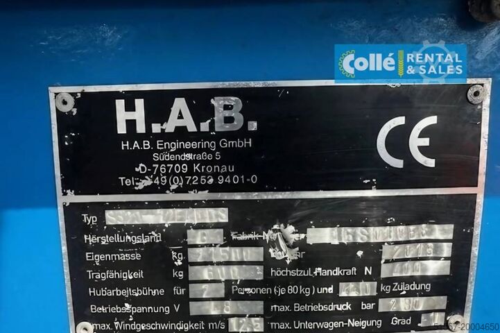 Scissor lift HAB S320-12E4wds | 2015