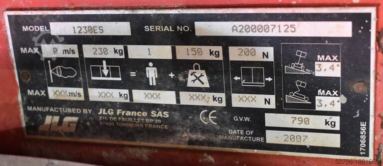 Scherenhebebühne JLG 1230ES