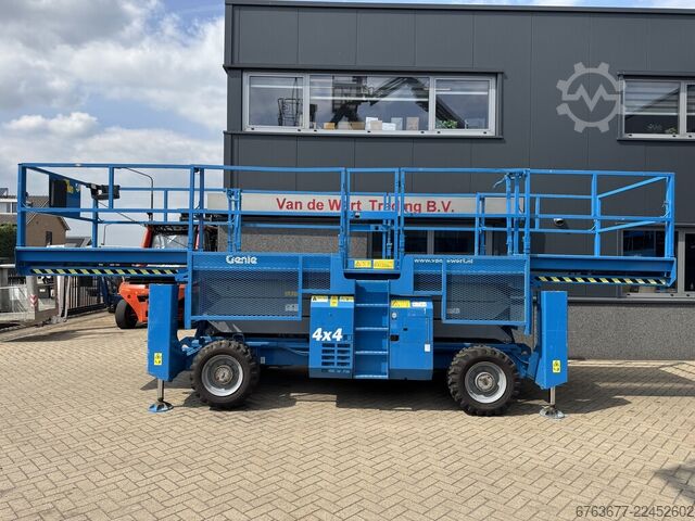 Genie GS 3384 RT Plataforma elevadora de tijera / Plataforma de trabajo / Plataforma elevadora 12m d GENIE GS 3384 RT Schaarhoogwerker / Scissor Lift / Arbeitsbuhne 12mtr werkhoogte 4x4 Deutz DIESEL