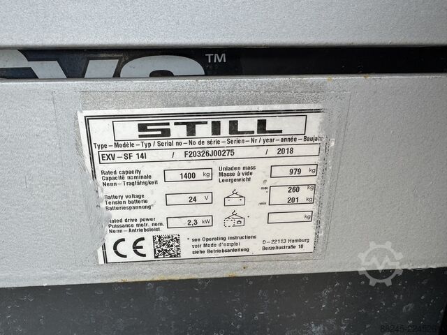 VS-22607 Elektrický zakladač Still STILL EXV-SF14I