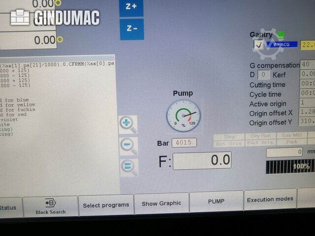 Waterjet Cutting Machine Waterjet Italy WL510