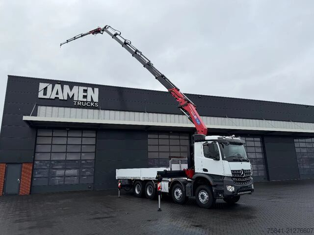 Автокран Mercedes-Benz AROCS 4142 8x4 HMF 4020 K6 + JIB FJ 600-K4