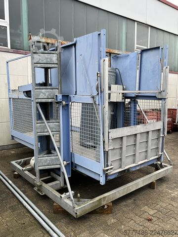Rack and pinion lift for persons and goods GEDA 1200 ZP Bauaufzug 3,25 x 1,40 m