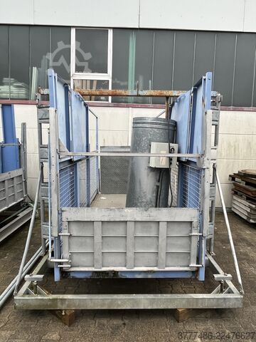 Rack and pinion lift for persons and goods GEDA 1200 ZP Bauaufzug 3,25 x 1,40 m