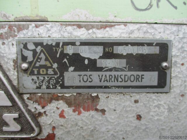 Stolová vyvrtávačka / desková vyvrtávačka TOS VARNSDORF 