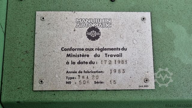 MANURHIN TRAMINER 20 CNC-Drehautomat Manurhin TRA 20