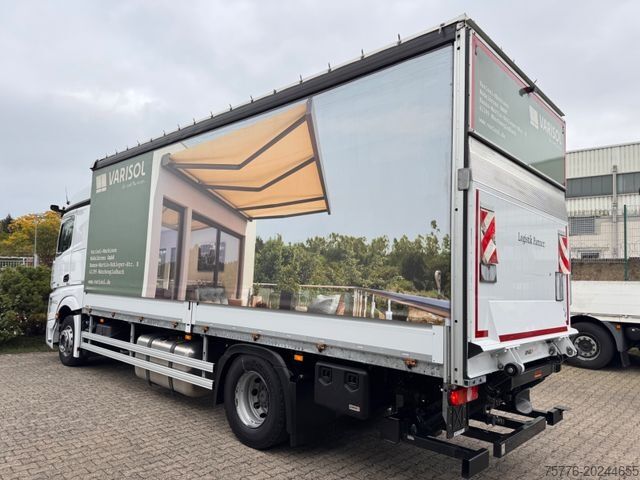 Platós teherautó ponyvával MERCEDES-BENZ 1833 Actros 5   StreamSPace LBW