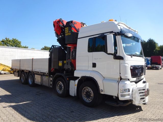 Кран-манипулятор на шасси грузовика MAN 35.480 HYDRO TGS Pritsche + PK 65002 Kran 8x2-4