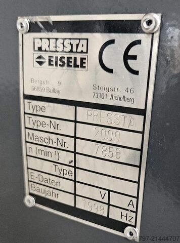 Пресс для угловых соединений Pressta Eisele Pressta 2000 Pressta Eisele Pressta 2000
