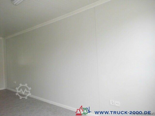 Remolque abierto con toldo  Bürocontainer L=6.056 Isoliert 80 mm mit Heizung