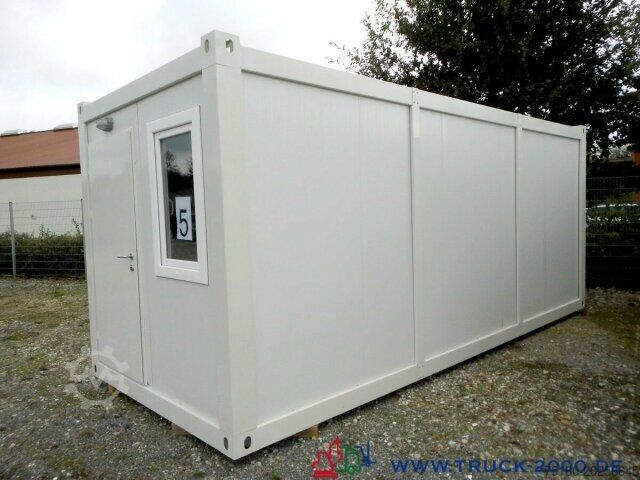 Remolque abierto con toldo  Bürocontainer L=6.056 Isoliert 80 mm mit Heizung