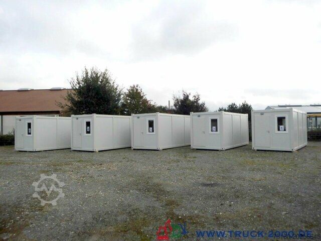 Remolque abierto con toldo  Bürocontainer L=6.056 Isoliert 80 mm mit Heizung