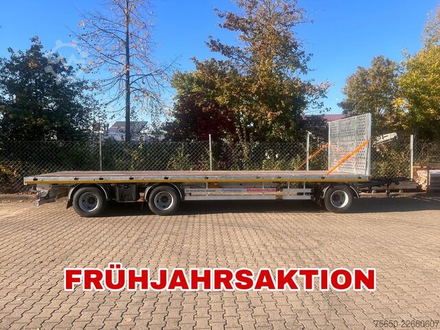 Otvorena prikolica Möslein T 3 Plato 8,6 m  3 Achs Jumbo- Plato- Anhänger 8,60 m, Mega