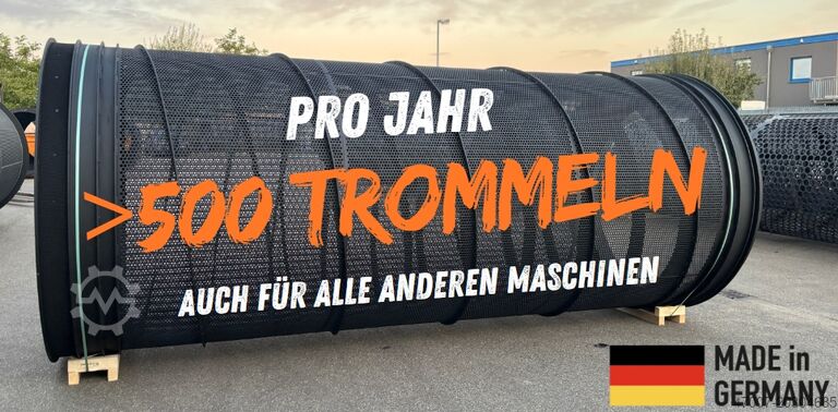 Trommel de criblage adapté au Terra Select T60 MADE IN GERMANY Siebtrommel T60 / QV20mm / t=6mm