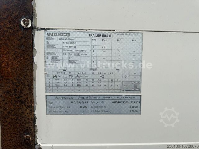 Gjysmë-rimorkio me platformë pune SCHMIDT SPC/28/E/9,1 Liftachse